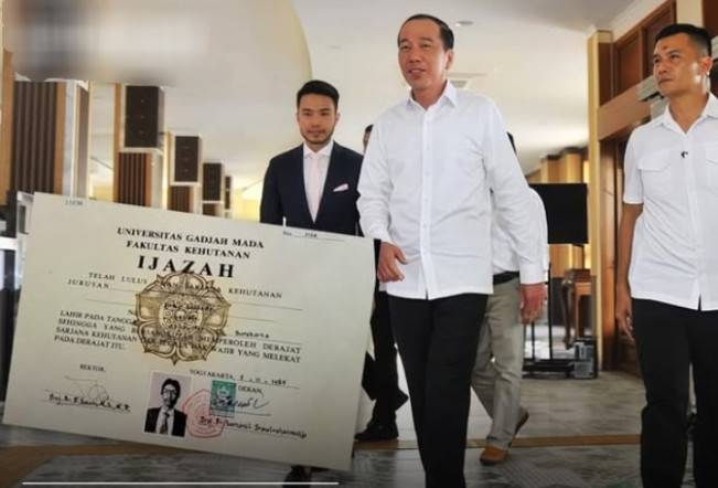 Ilustrasi Presiden ke-7 Joko Widodo (Jokowi) jalani pemeriksaan sebagai pelapor dalam kasus ijazah palsu  di Polresta Solo.  [Instagram] 